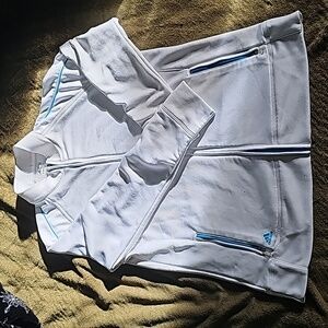 Women's large lightweight Adidas golf zip up